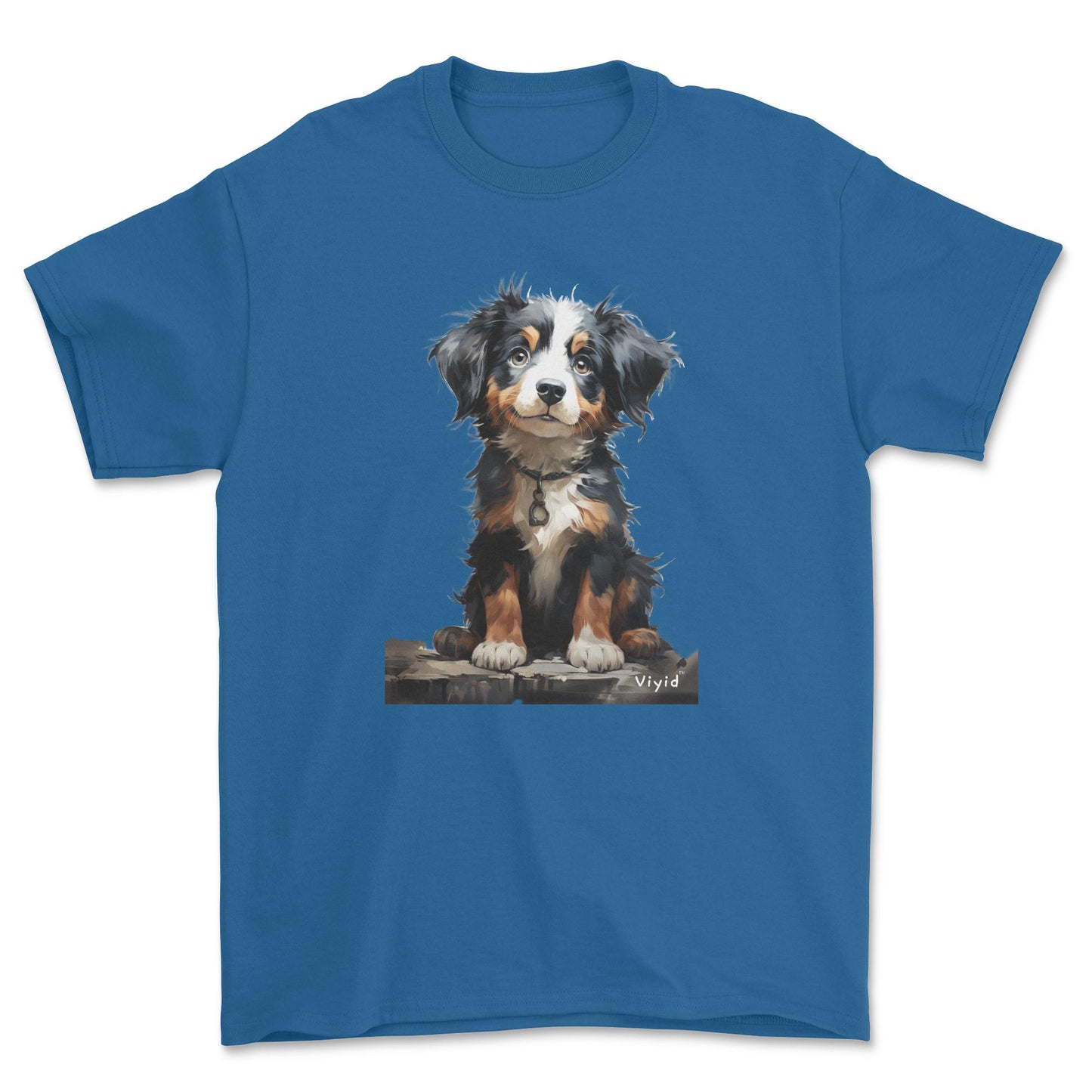 baby Bernese Mountain Dog adult t-shirt royal