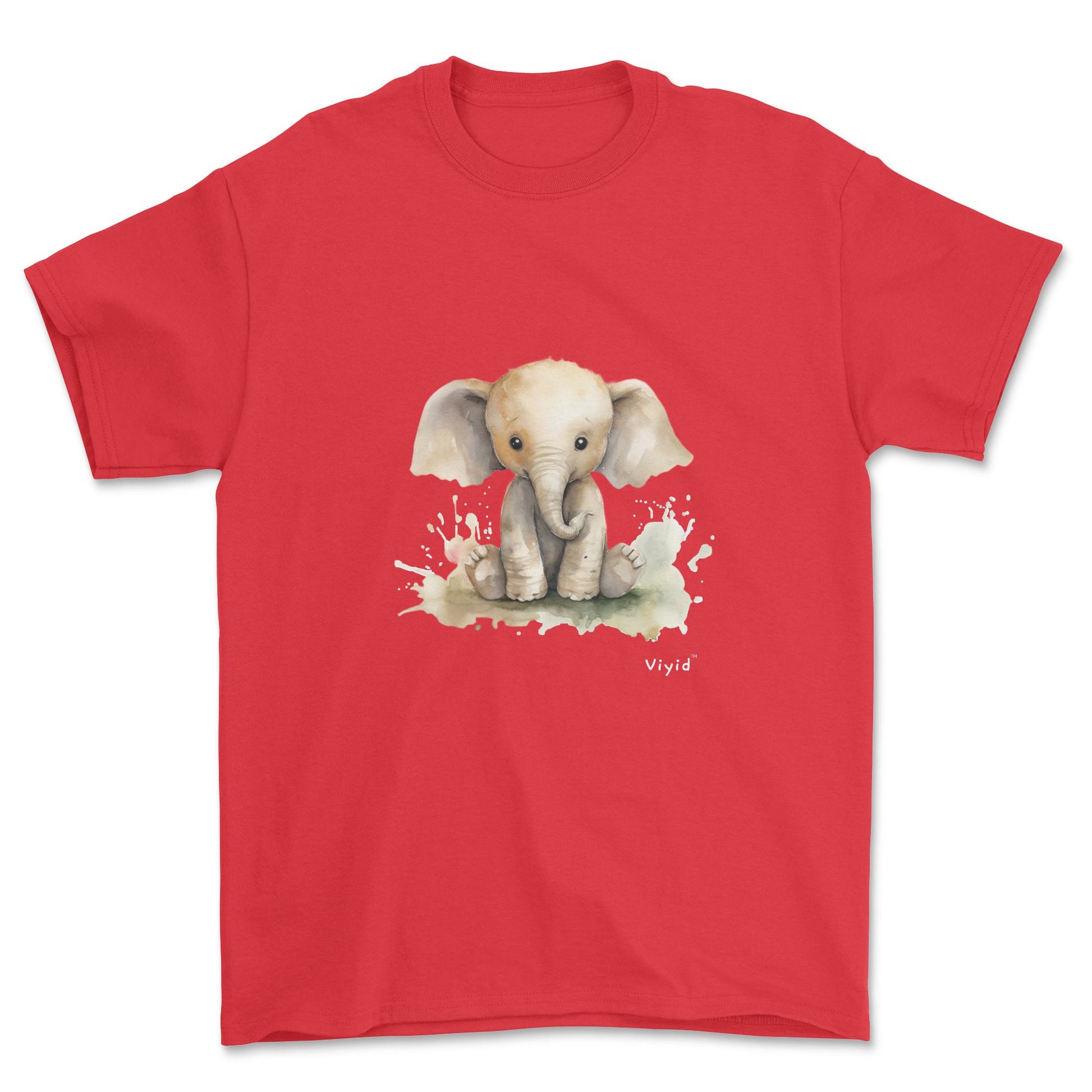 baby elephant youth t-shirt red