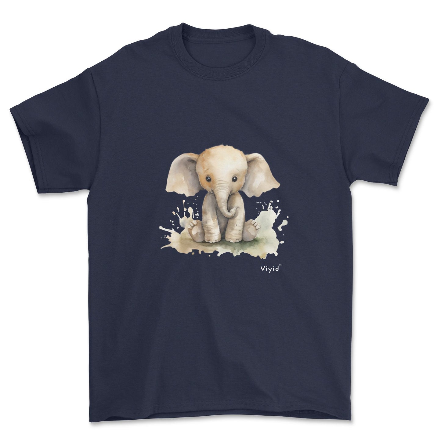 baby elephant youth t-shirt navy
