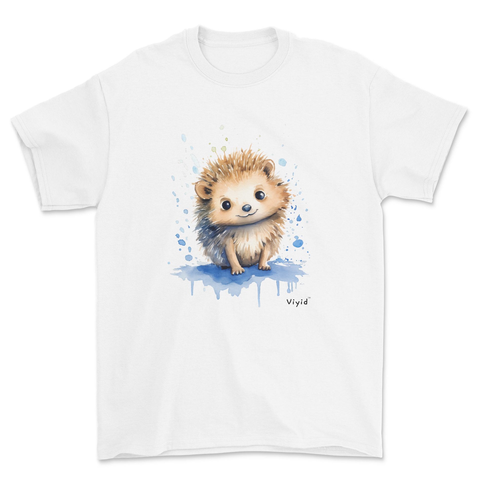 baby hedgehog adult t-shirt white
