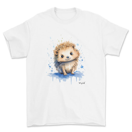 baby hedgehog adult t-shirt white