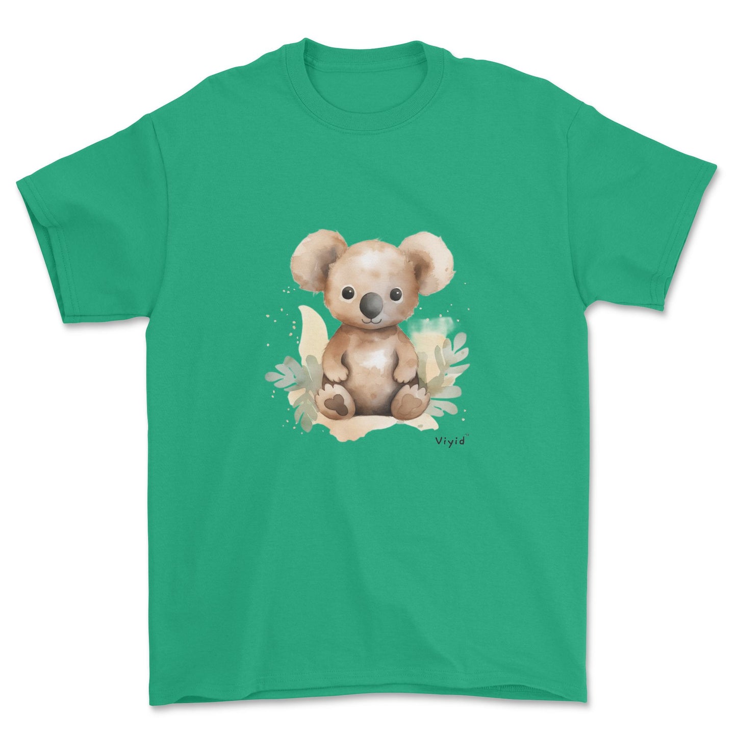 brown koala youth t-shirt irish green