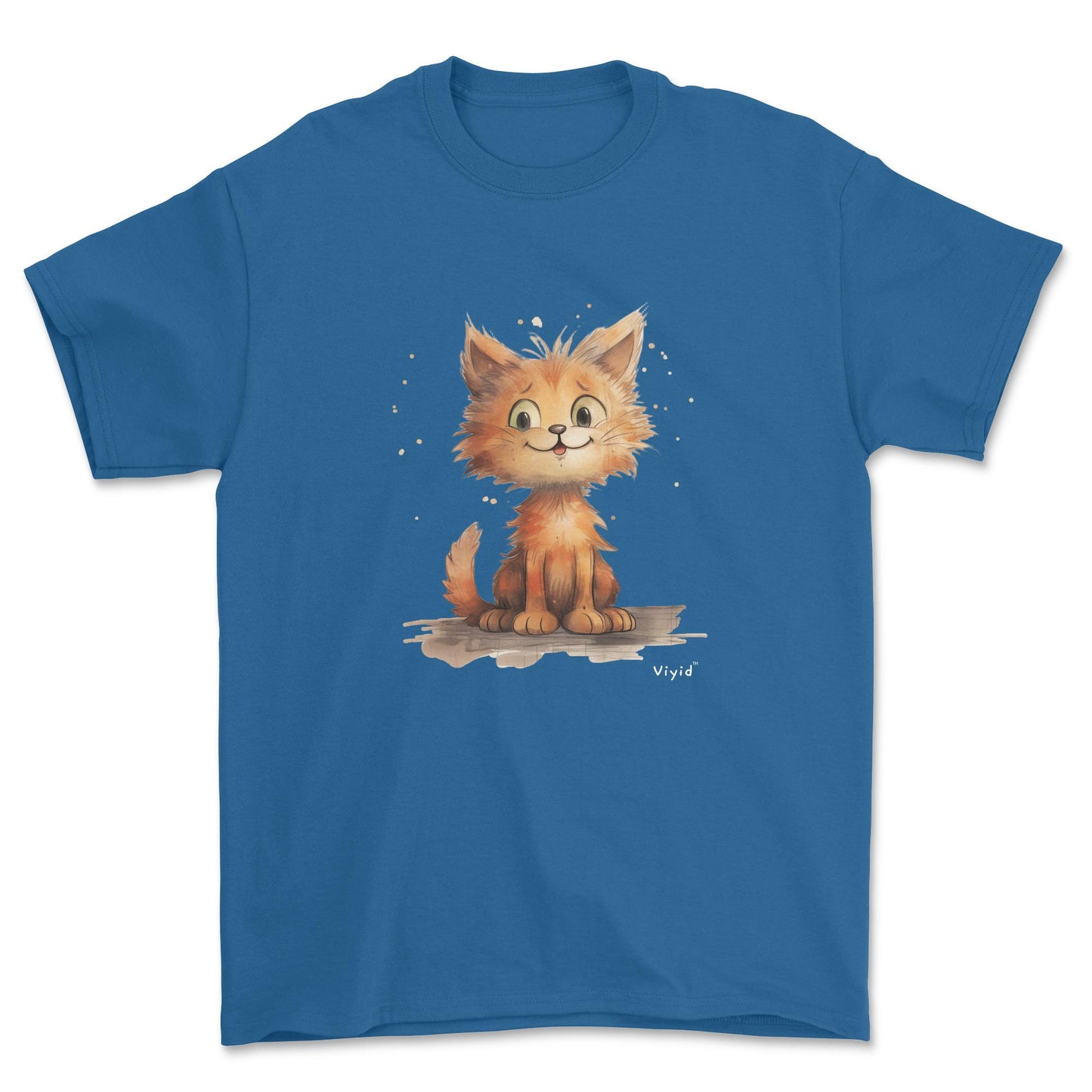 orange persian cat youth t-shirt royal