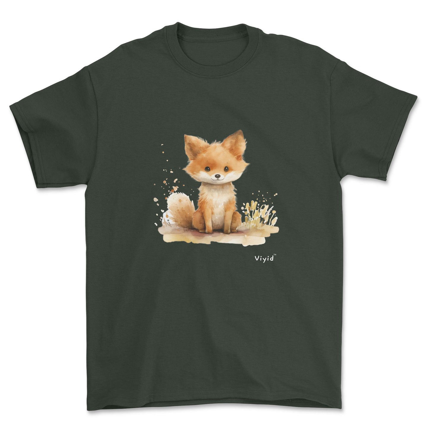 baby fox youth t-shirt forest green