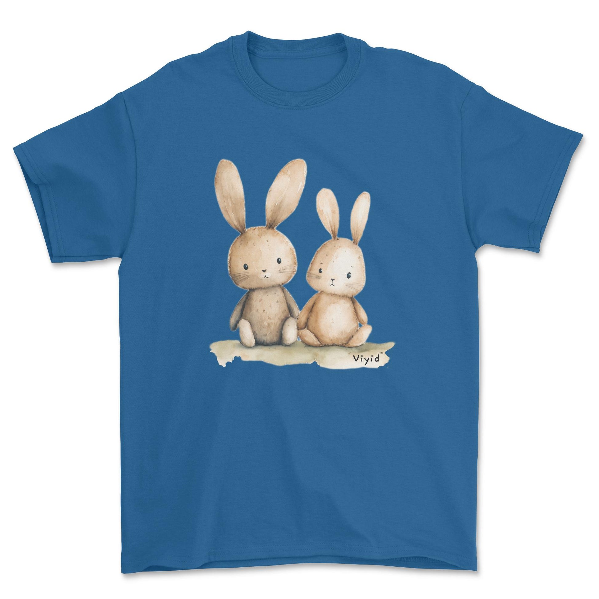 two rabbits youth t-shirt royal