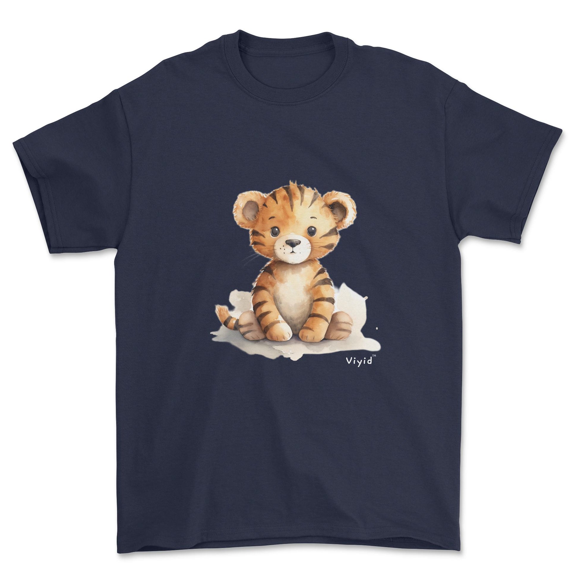 cartoon tiger youth t-shirt navy