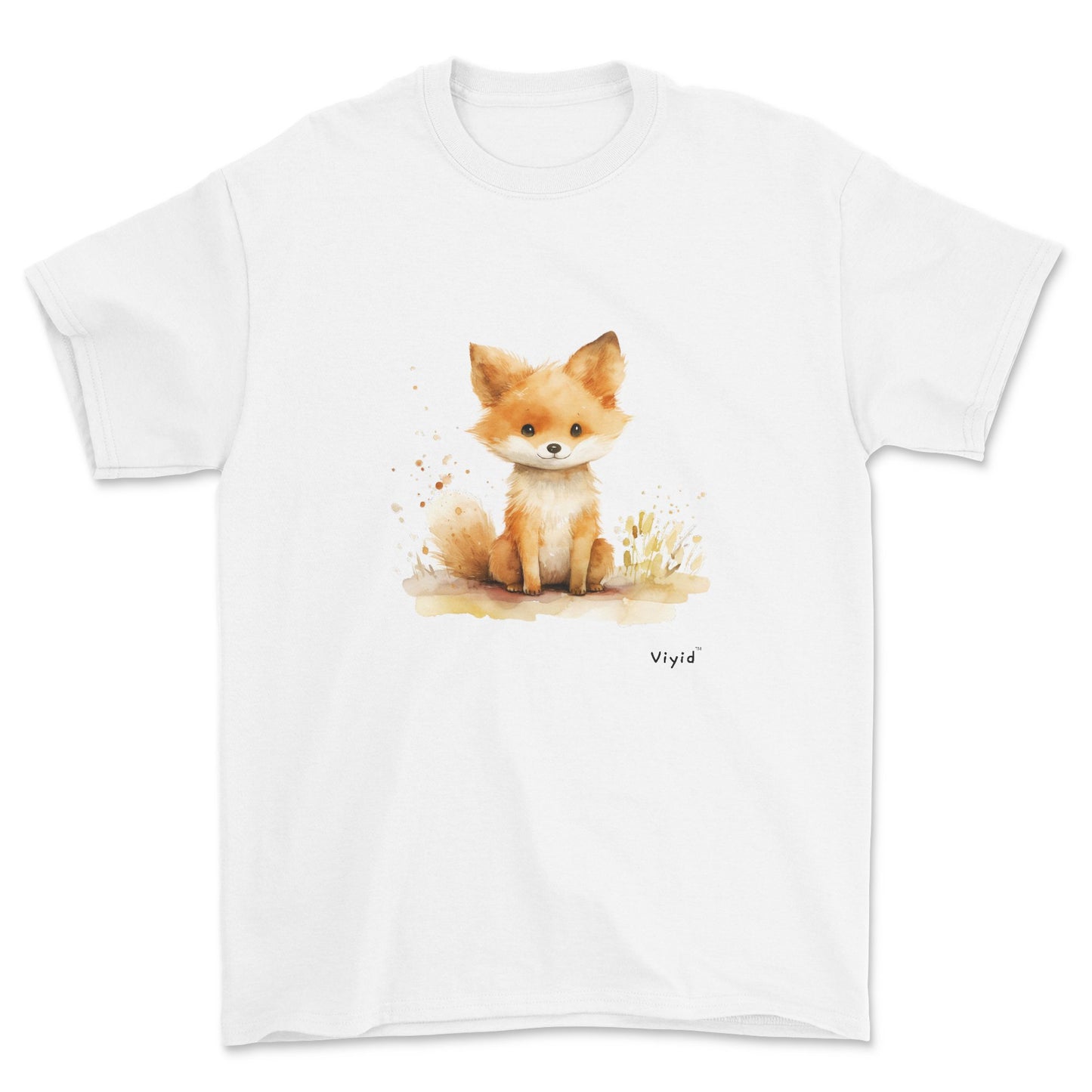 baby fox adult t-shirt white