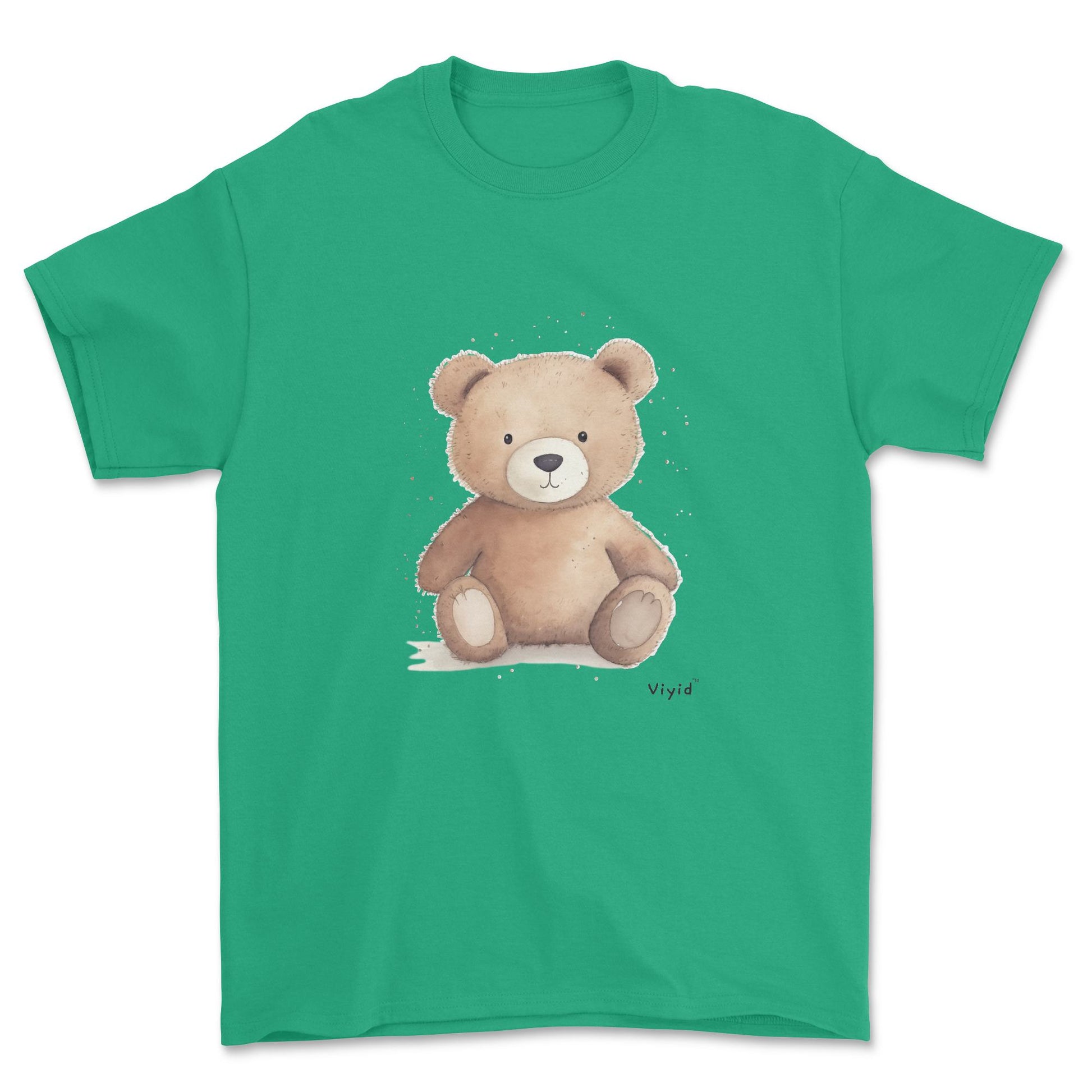brown bear youth t-shirt irish green