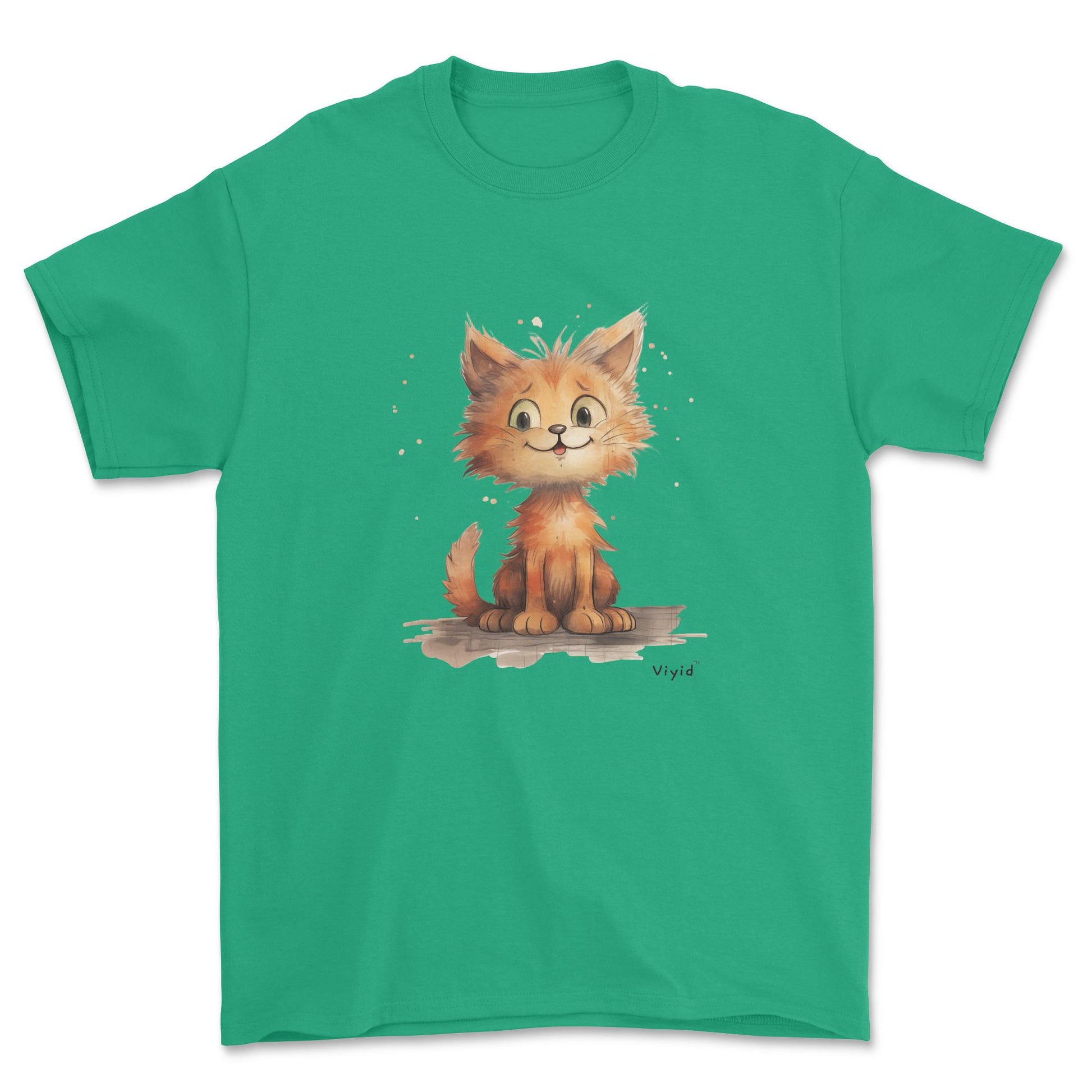 orange persian cat youth t-shirt irish green