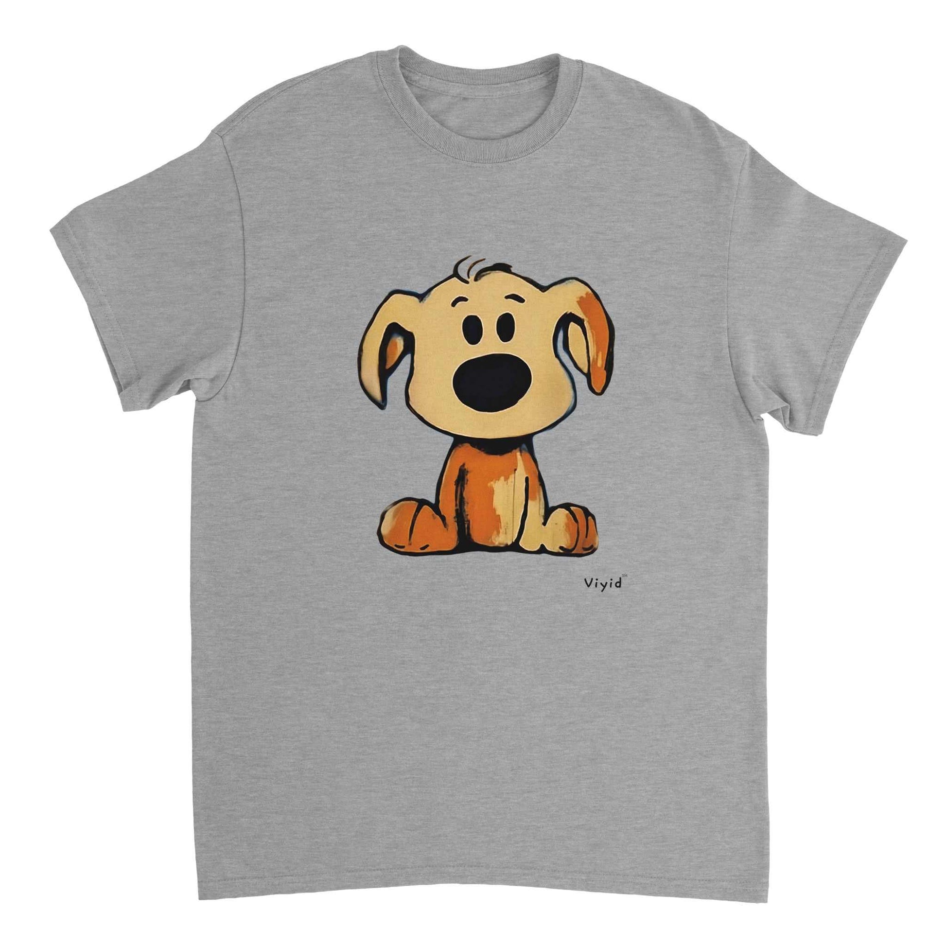 beagle cartoon dog youth t-shirt sports grey