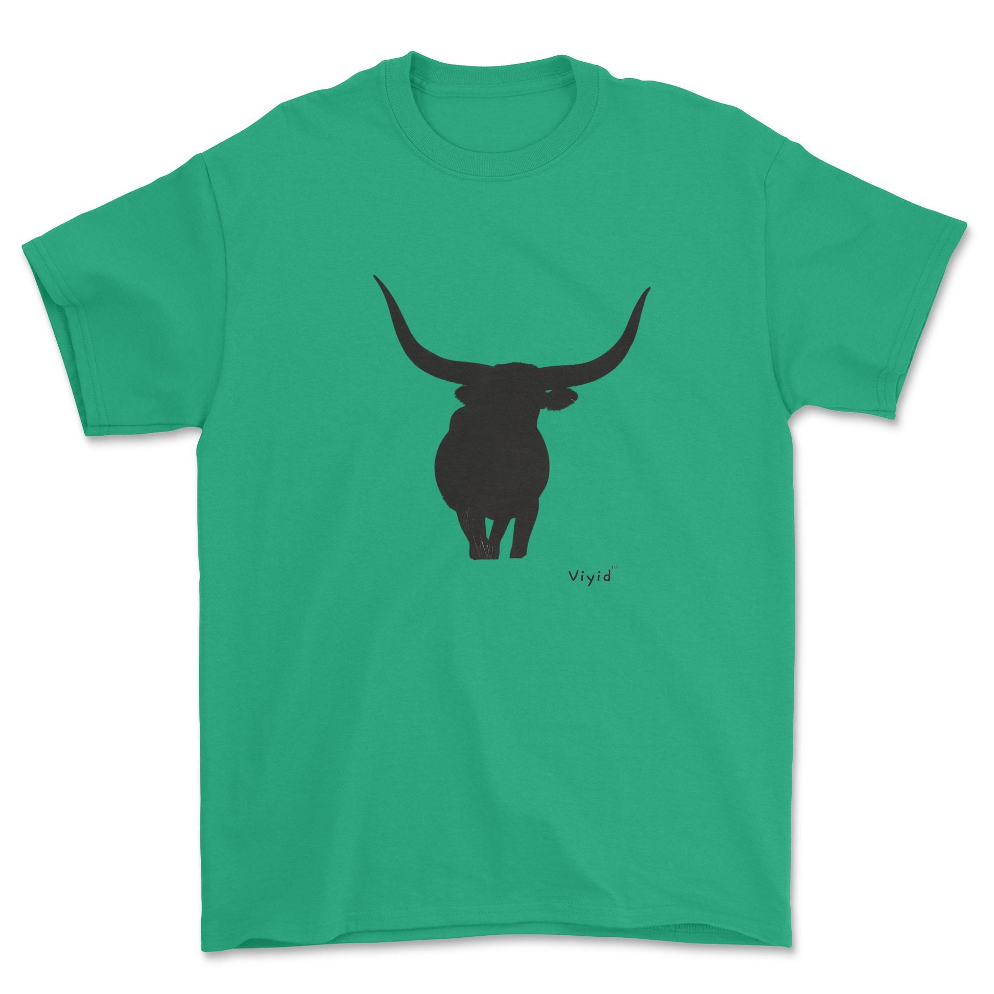 silhouette bull adult t-shirt irish green