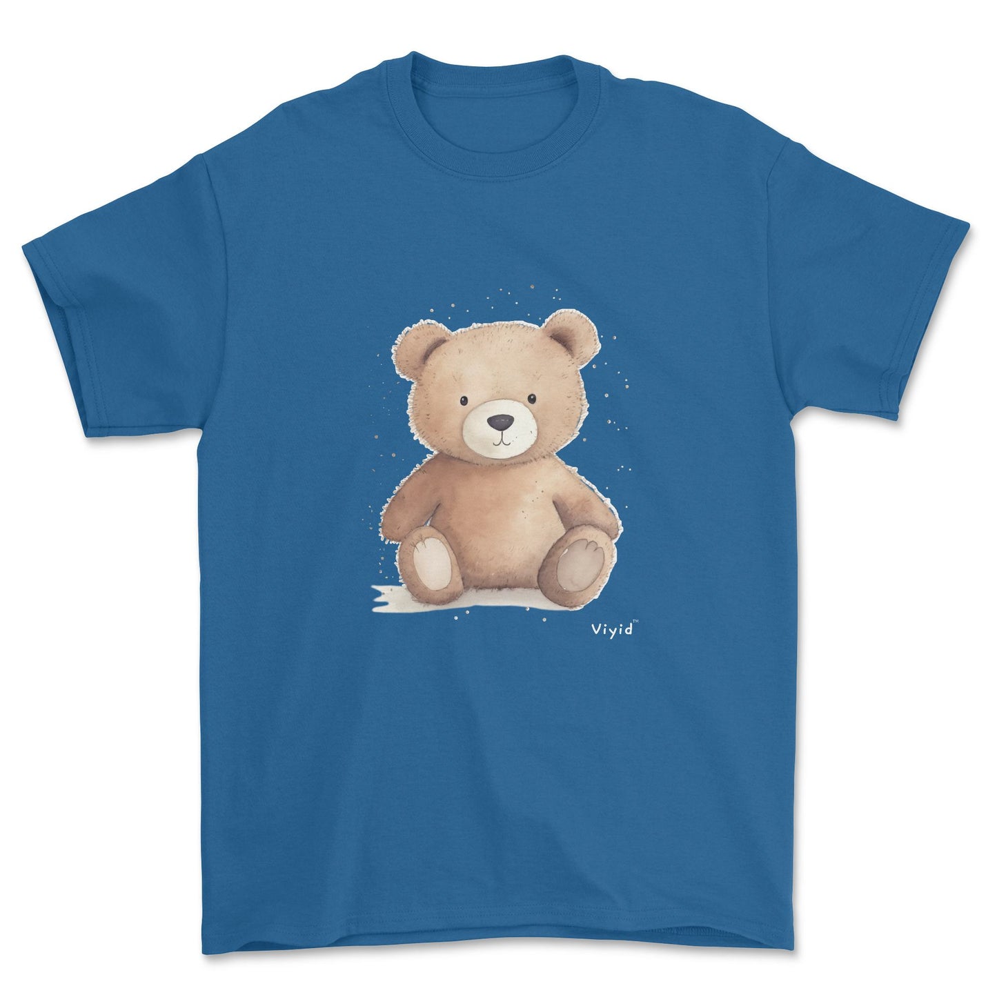 brown bear youth t-shirt royal