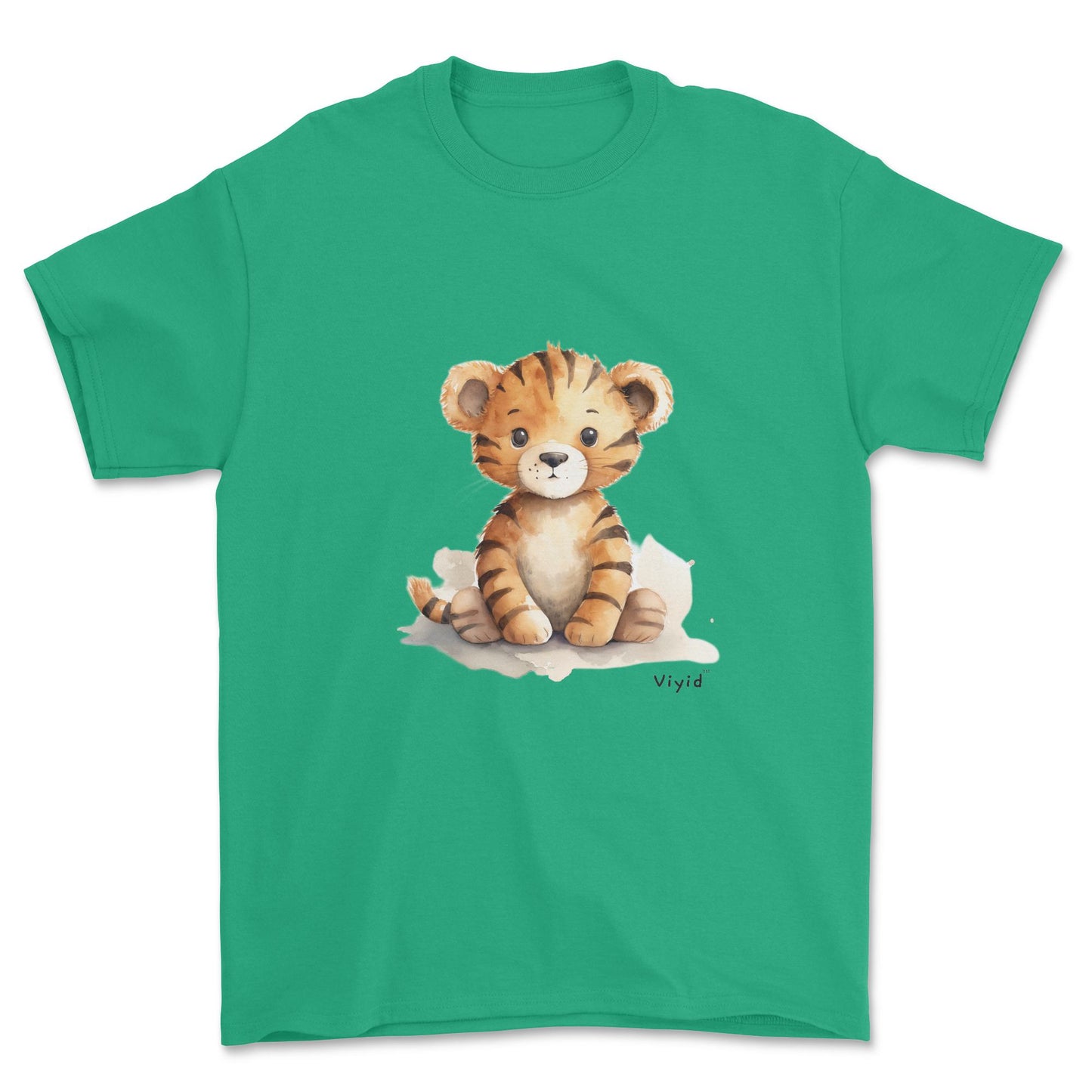 cartoon tiger adult t-shirt irish green