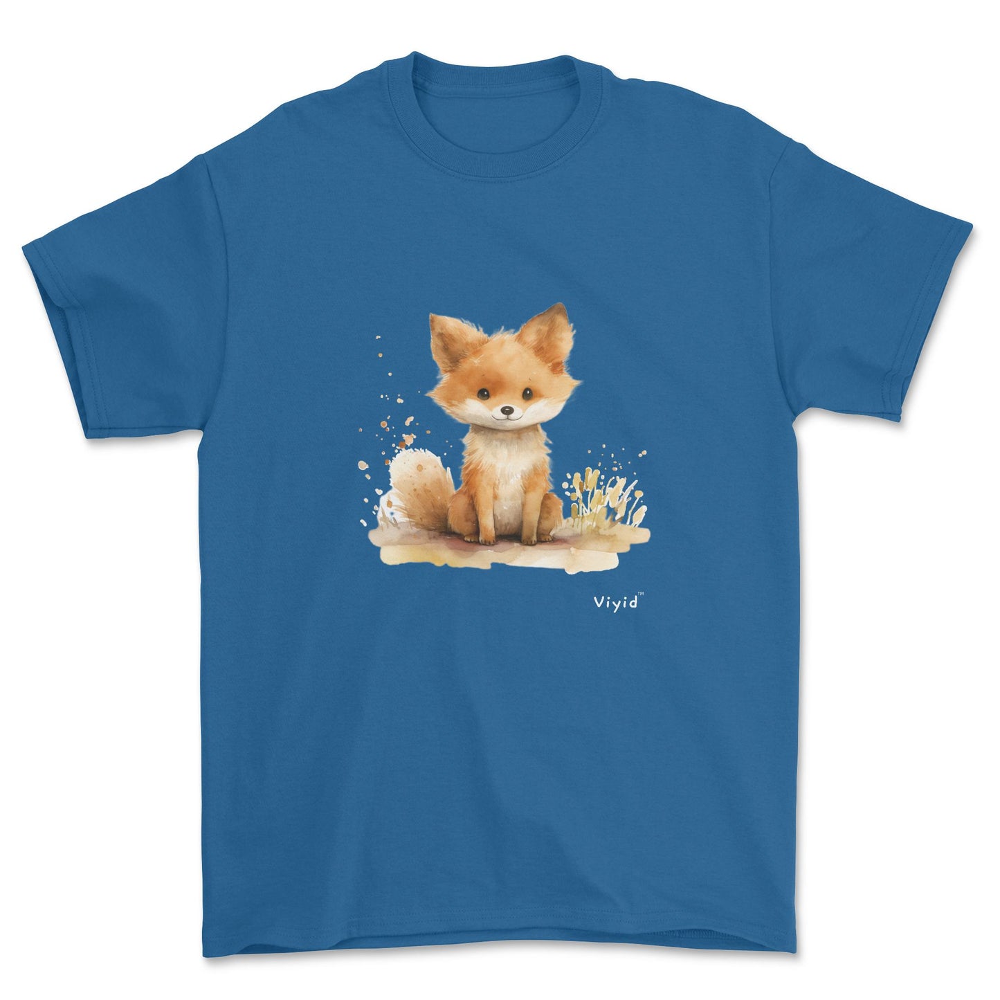 baby fox adult t-shirt royal