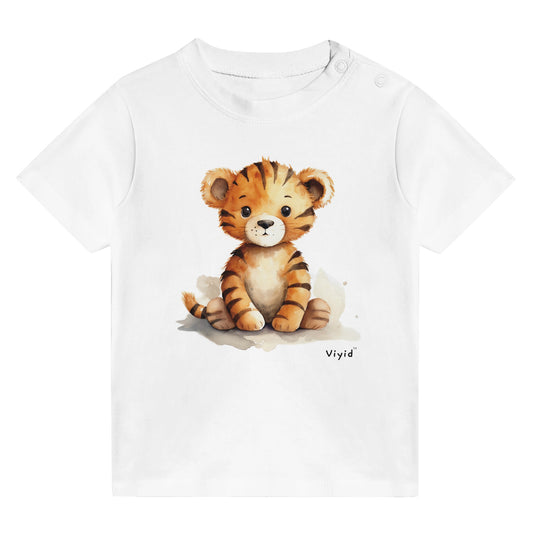 cartoon tiger baby t-shirt white