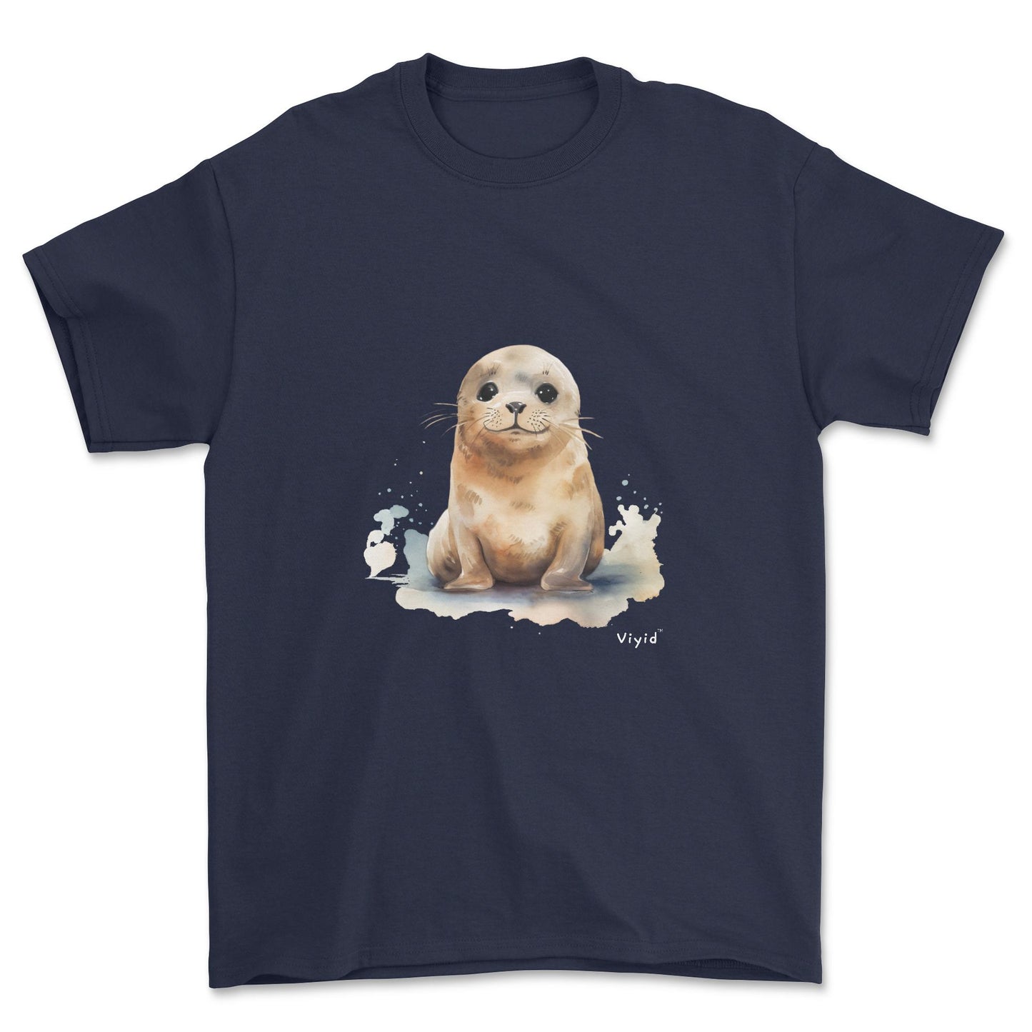 baby seal youth t-shirt navy
