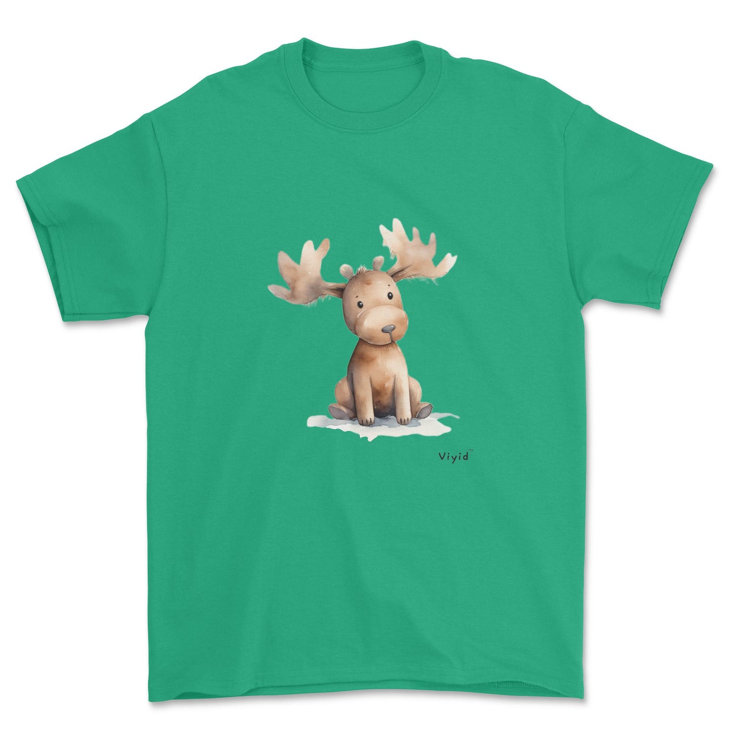brown moose adult t-shirt irish green