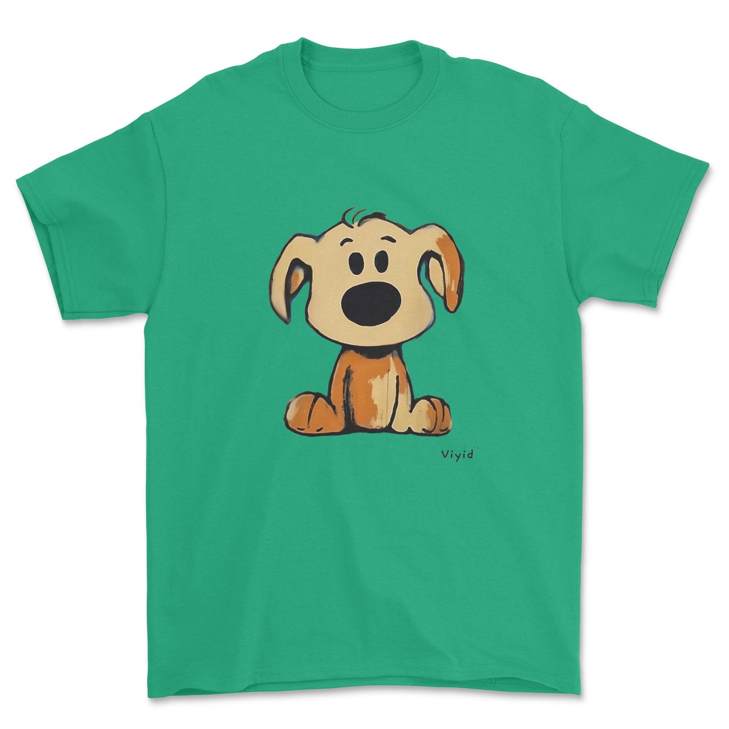 beagle cartoon dog youth t-shirt irish green